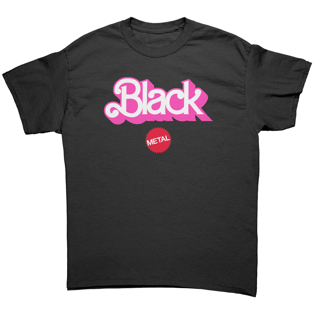BARBIE - BLACK METAL - NEW POP TURBO TEE! – TURBO COMICS, image size:1200x1200
