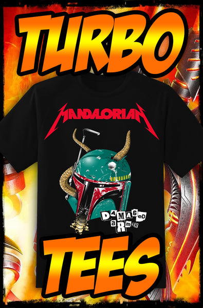 DAMAGED ARMOR - MANDO - HEAVY METAL TURBO TEE!