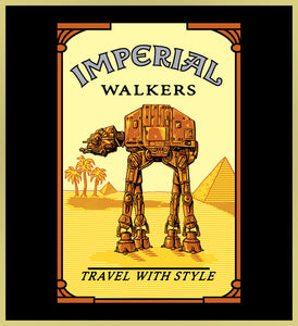 AT-AT - IMPERIAL WALKERS - TRAVEL WITH STYLE NEW POP TURBO TEE!