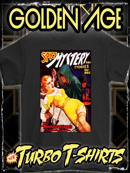 SPICY MYSTERY STORIES - DEC. 1936 - GOLDEN AGE TURBO TEE!