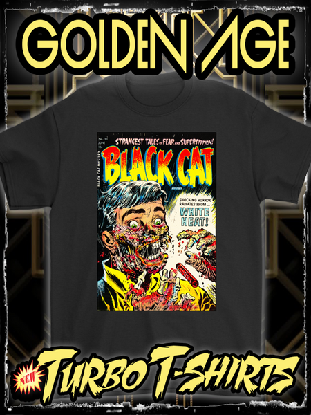 BLACK CAT MYSTERY 1954 - GOLDEN AGE TURBO TEE!