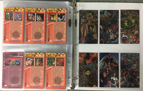 WILDC.A.T.S 1994 OVERSIZED CHROMIUM TRADING CARDS - COMPLETE SET!