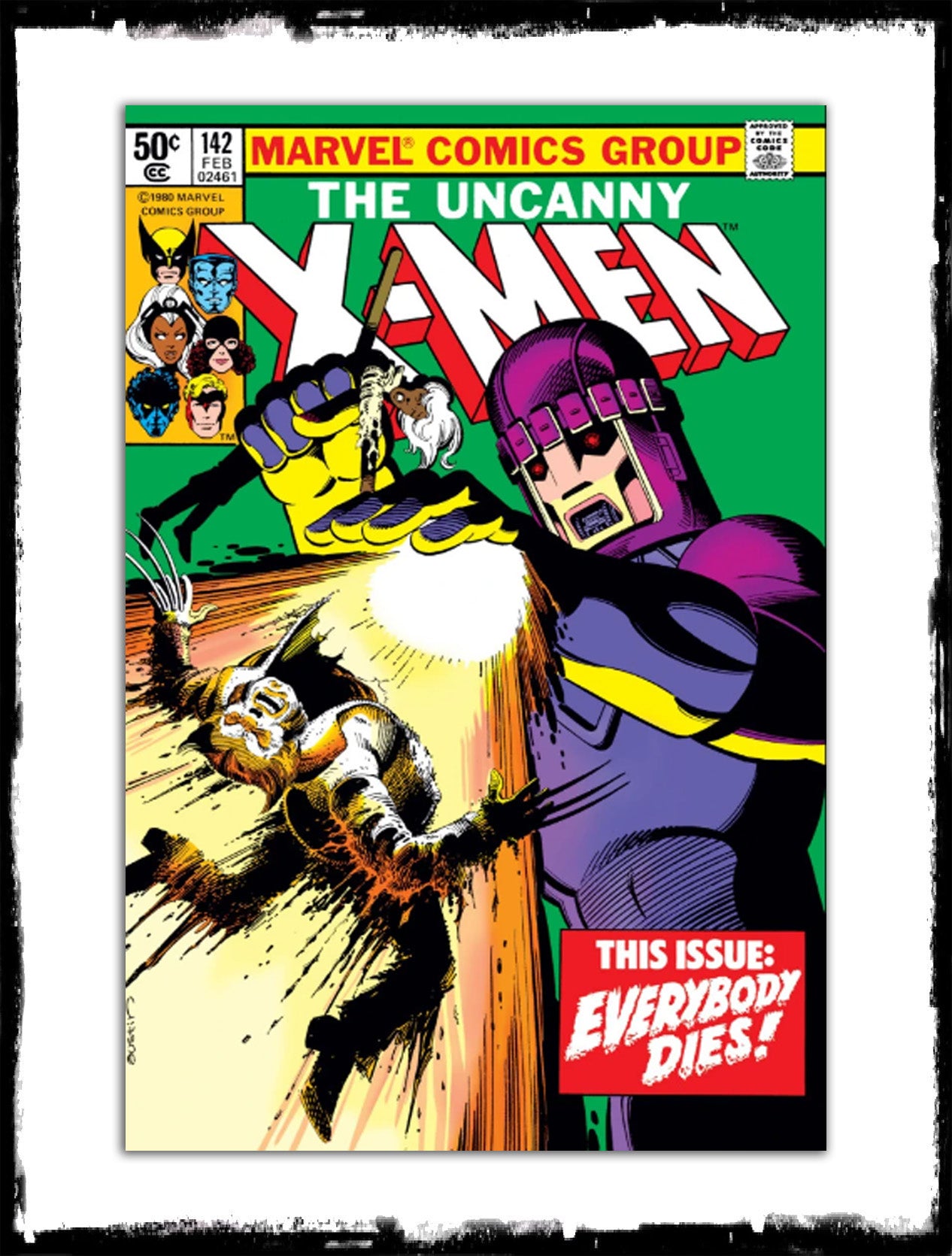 UNCANNY X-MEN - #142 CLASSIC BOOK / NEWSSTAND (1981 - VF+/NM-)