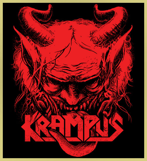 KRAMPUS - RED KREATOR - HEAVY METAL TURBO TEE!