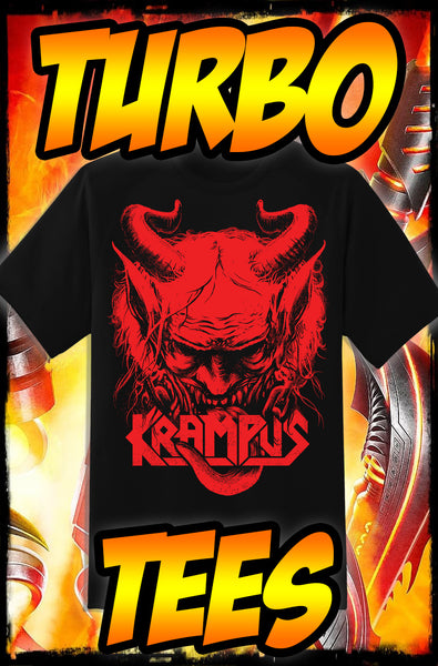 KRAMPUS - RED KREATOR - HEAVY METAL TURBO TEE!