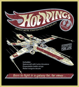 STAR WARS - HOTWINGS - NEW POP TURBO TEE!