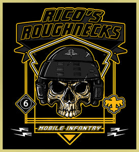 STARSHIP TROOPERS - RICO'S ROUGHNECKS - NEW POP TURBO TEE!