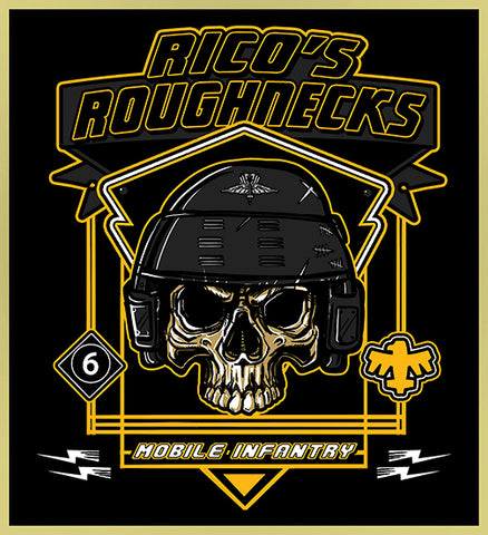 STARSHIP TROOPERS - RICO'S ROUGHNECKS - NEW POP TURBO TEE!