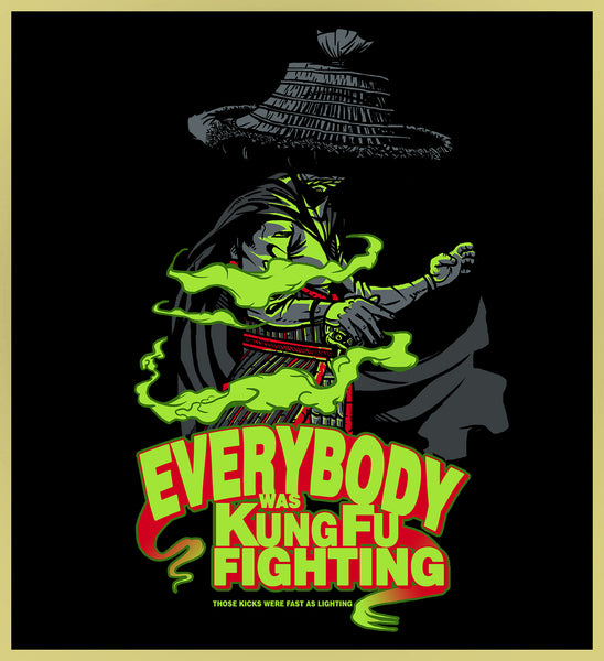 BIG TROUBLE IN LITTLE CHINA - KUNG-FU FIGHTING - NEW POP TURBO TEE!