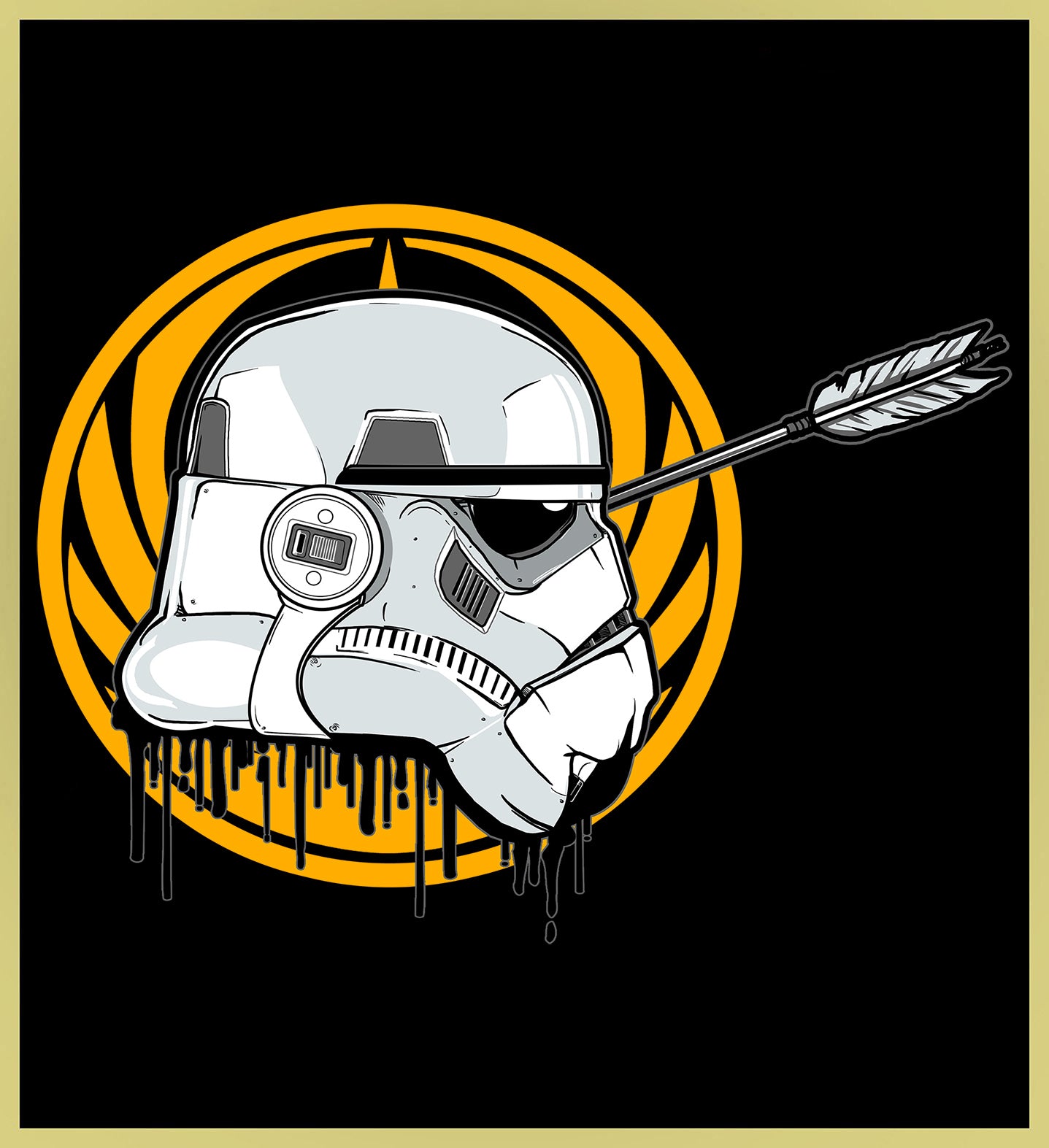 STAR WARS - EMPIRE CRUMBLES - NEW POP TURBO TEE!