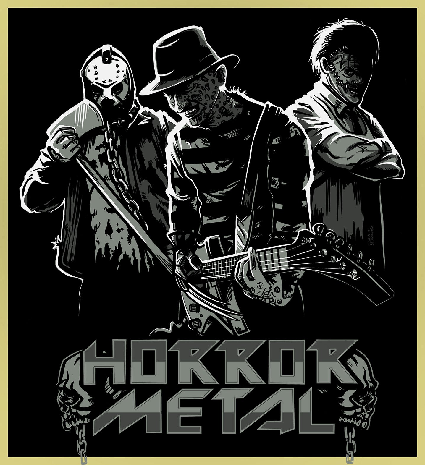 HORROR METAL - HEAVY METAL TURBO TEE!