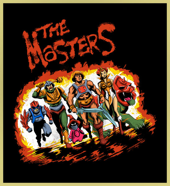 MASTERS OF THE UNIVERSE - THE MASTERS - NEW POP TURBO TEE!