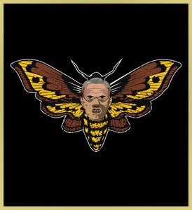 SILENCE OF THE LAMBS - HANNIBAL DEATH MOTH - NEW POP TURBO TEE!