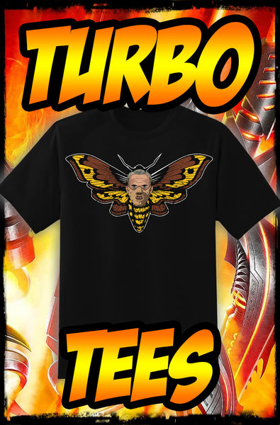 SILENCE OF THE LAMBS - HANNIBAL DEATH MOTH - NEW POP TURBO TEE!