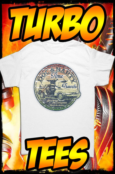BACK TO THE FUTURE - DOC & MARTY - NEW POP TURBO TEE!