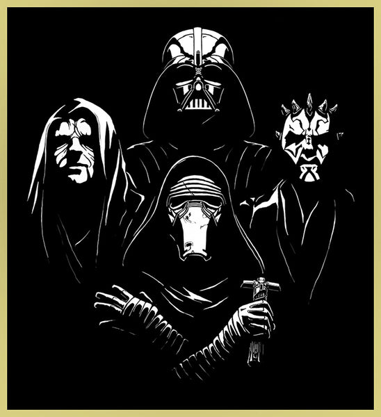 SITH RHAPSODY - QUEEN / STAR WARS - HARD ROCK TURBO TEE!