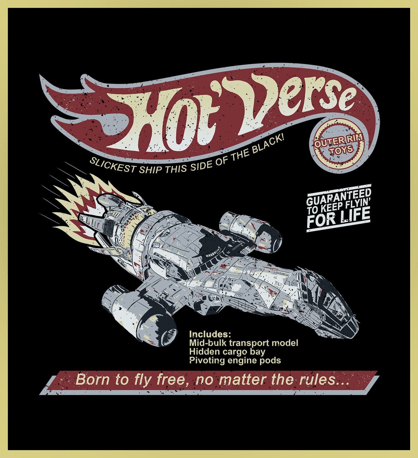 STAR WARS - HOT VERSE - NEW POP TURBO TEE!