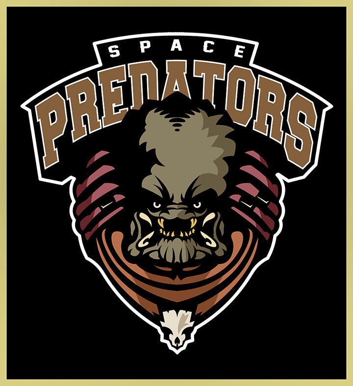 PREDATOR - SPACE PREDATORS LOGO - NEW POP TURBO TEE!