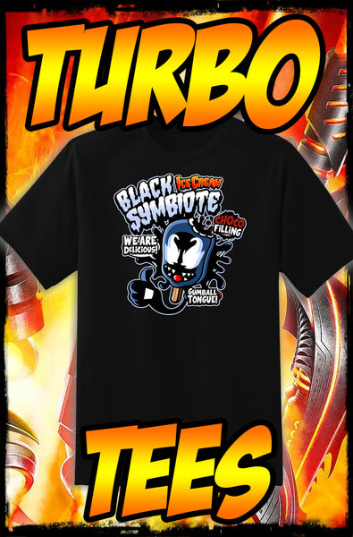 VENOM - BLACK SYMBIOTE ICE CREAM - NEW POP TURBO TEE!