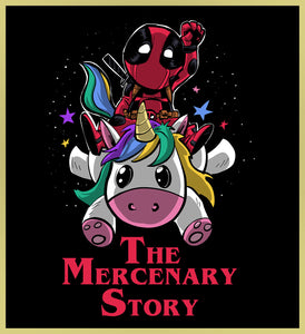 DEADPOOL - NEVERENDING STORY MASH-UP - NEW POP TURBO TEE!