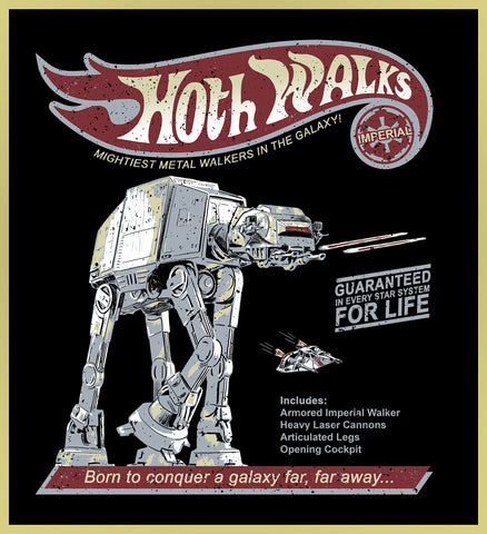STAR WARS - HOTH WALKS - NEW POP TURBO TEE!