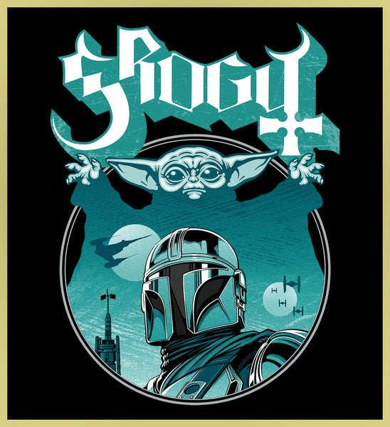 MANDALORIAN - GHOST GROGU - HEAVY METAL TURBO TEE!