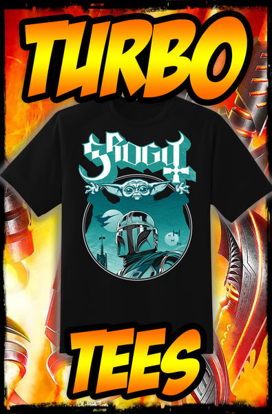 MANDALORIAN - GHOST GROGU - HEAVY METAL TURBO TEE!