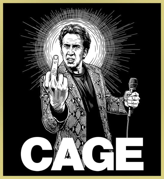 CAGE - CASH - TRIBUTE WILD AT HEART TURBO TEE!