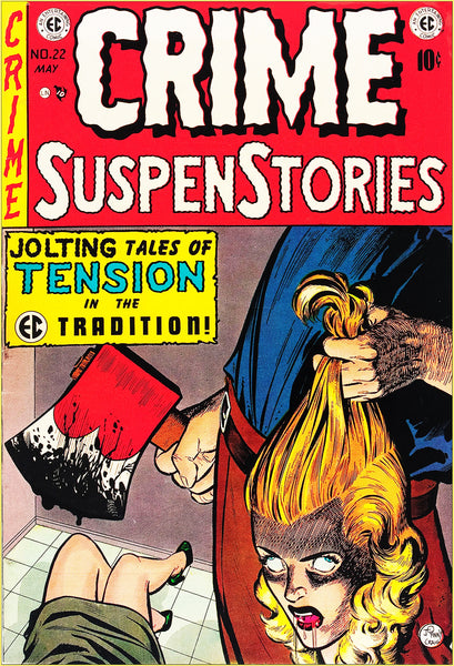 CRIME SUSPENSTORIES 1954 - GOLDEN AGE TURBO TEE!