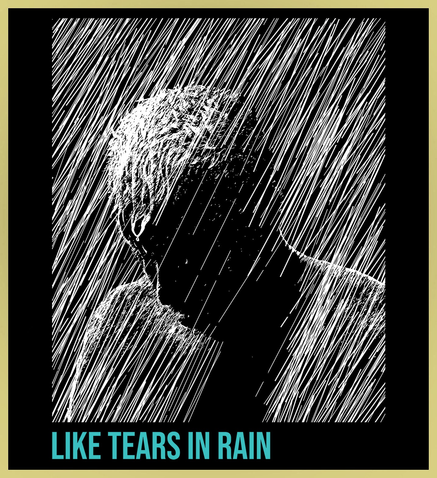 BLADE RUNNER - LIKE TEARS IN THE RAIN - NEW  POP TURBO TEE!