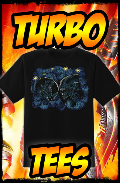 ALIEN - STARRY NIGHT - NEW POP TURBO TEE!