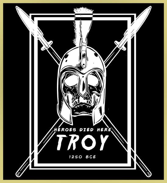 TROY - HEROES DIED HERE - NEW POP TURBO TEE!