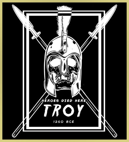 TROY - HEROES DIED HERE - NEW POP TURBO TEE!