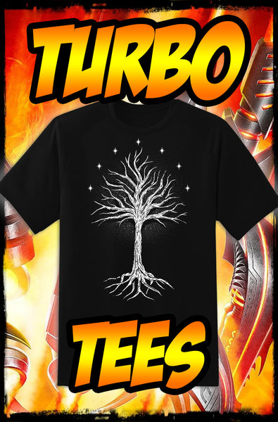 LORD OF THE RINGS - WHITE TREE OF GONDOR - NEW POP TURBO TEE!