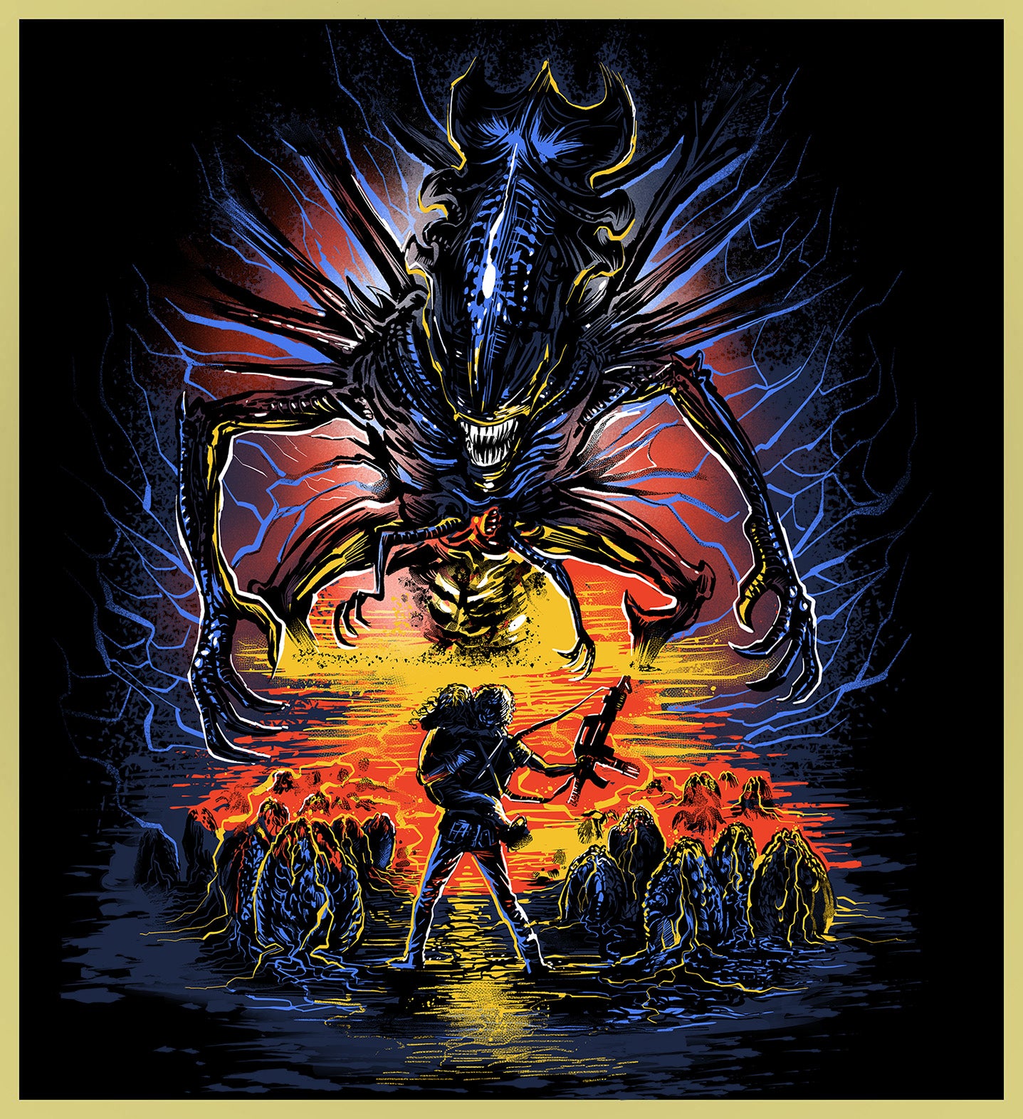 ALIENS  - YOU SHALL NOT PASS - NEW POP TURBO TEE!