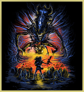 ALIENS  - YOU SHALL NOT PASS - NEW POP TURBO TEE!