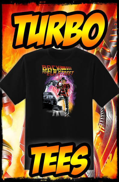 BACK TO ELM STREET - FREDDY KRUEGER - NEW POP TURBO TEE!