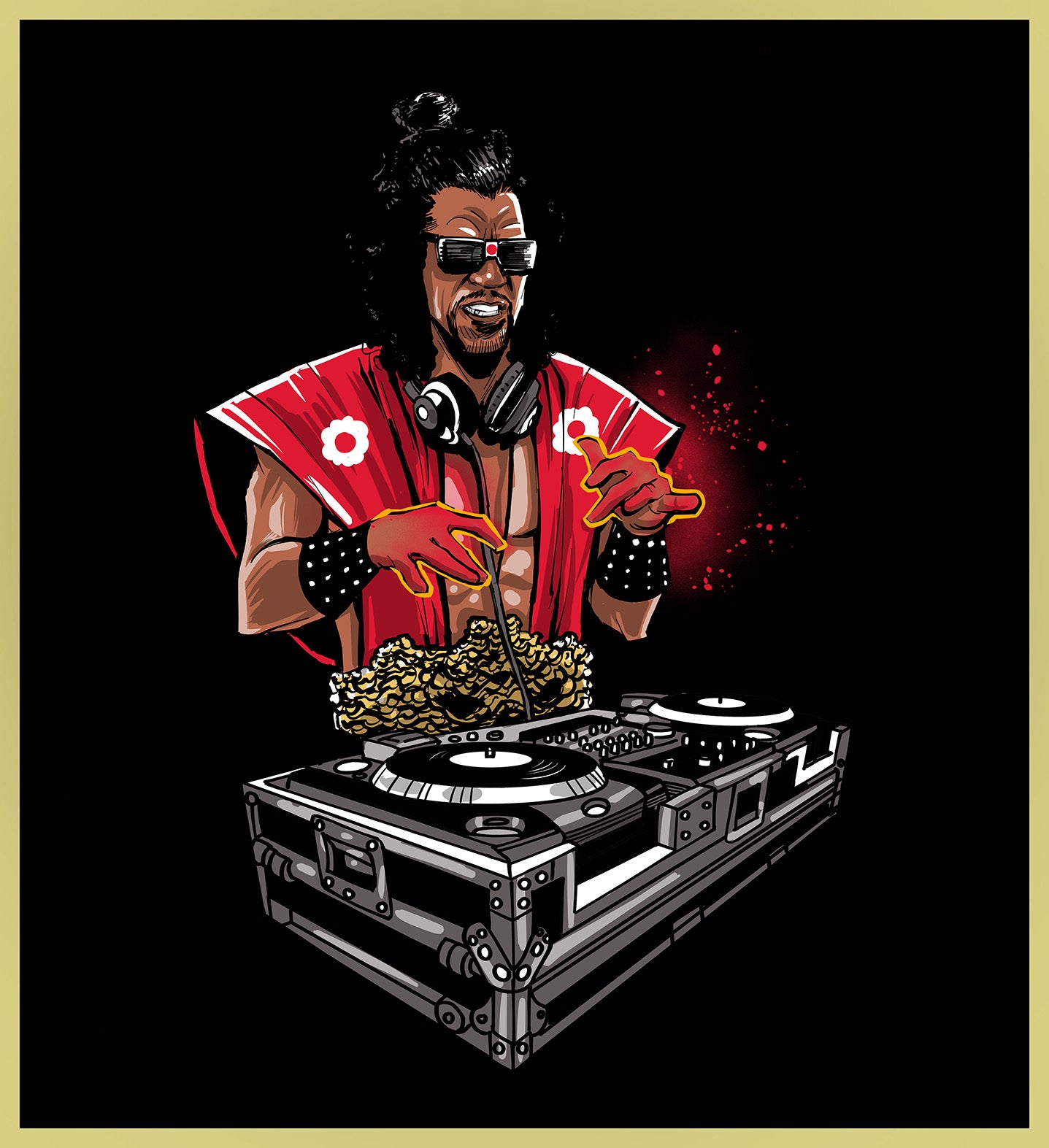 THE LAST DRAGON - DJ SHO'NUFF - NEW POP TURBO TEE!