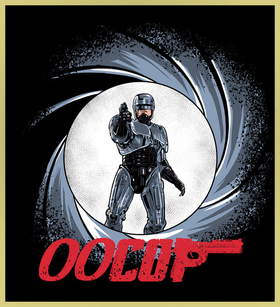 ROBOCOP - 007 BOND HOMAGE - NEW POP TURBO TEE!