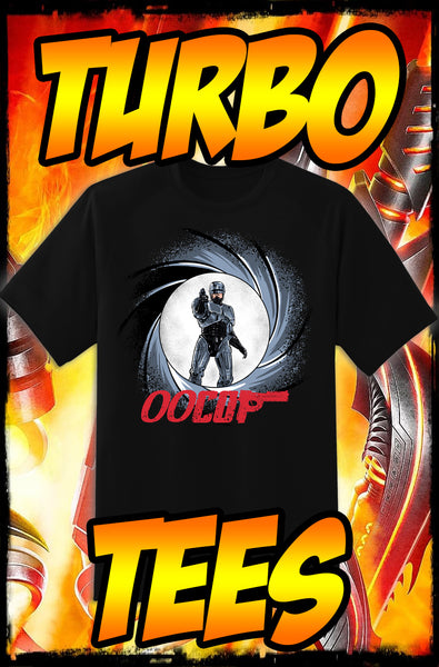 ROBOCOP - 007 BOND HOMAGE - NEW POP TURBO TEE!