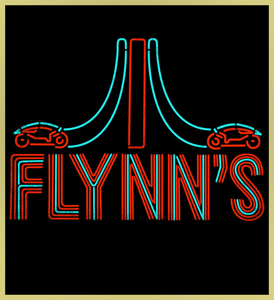 FLYNN'S ARCADE - NEON TRON - NEW POP TURBO TEE!