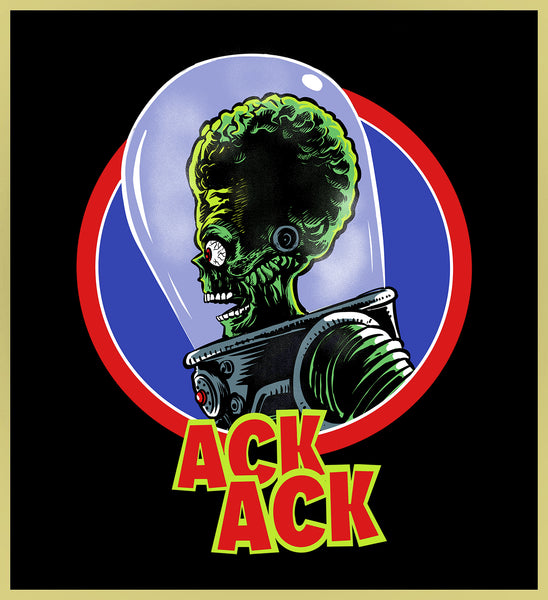 MARS ATTACKS! - DICK TRACY MASH-UP - NEW POP TURBO TEE!