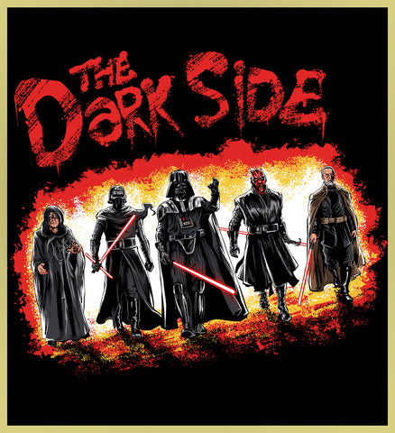 STAR WARS - THE DARK SIDE - NEW POP TURBO TEE!