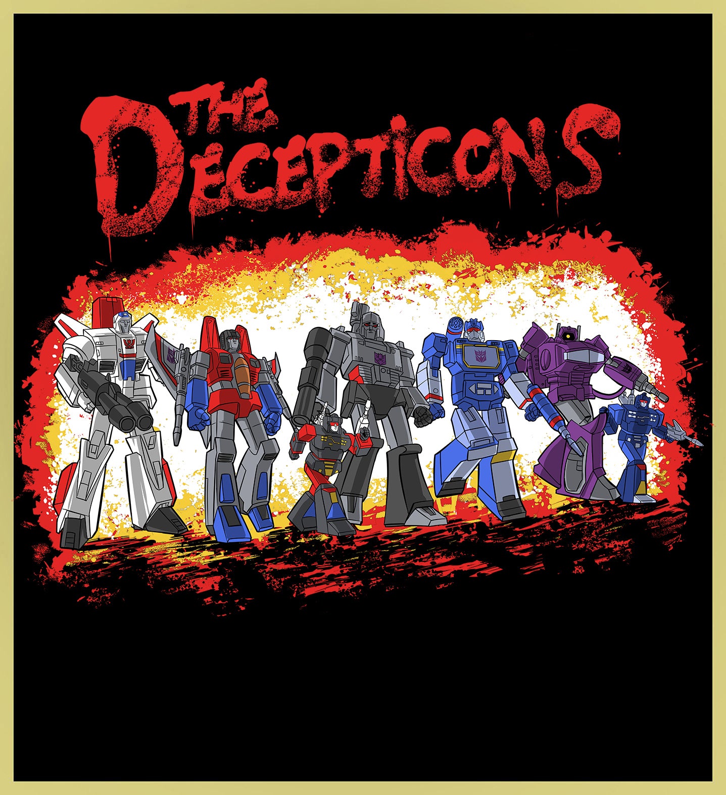 DECEPTICONS - THE WARRIORS - NEW POP TURBO TEE!