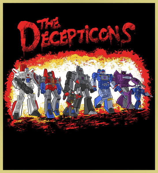 DECEPTICONS - THE WARRIORS - NEW POP TURBO TEE!