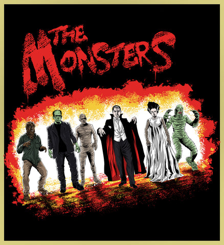 UNIVERSAL MONSTERS - THE WARRIORS - NEW POP TURBO TEE!