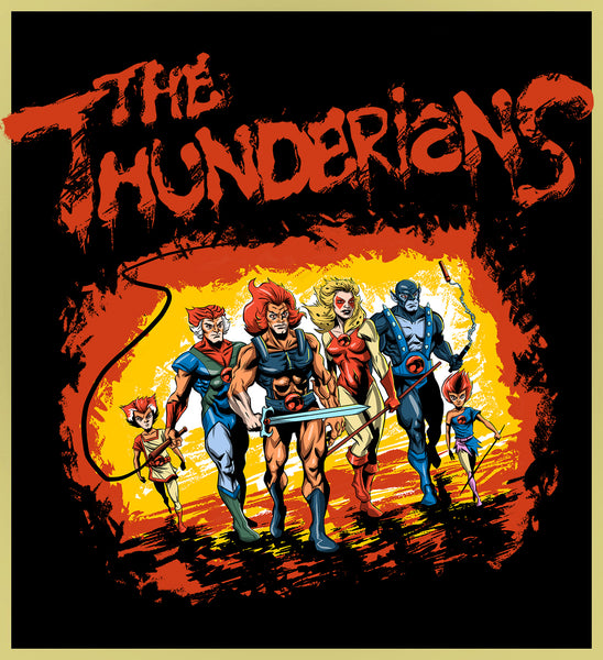 THUNDERCATS - THE WARRIORS - NEW POP TURBO TEE!