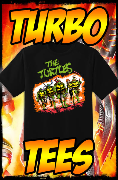 TEENAGE MUTANT NINJA TURTLES - THE WARRIORS - NEW POP TURBO TEE!