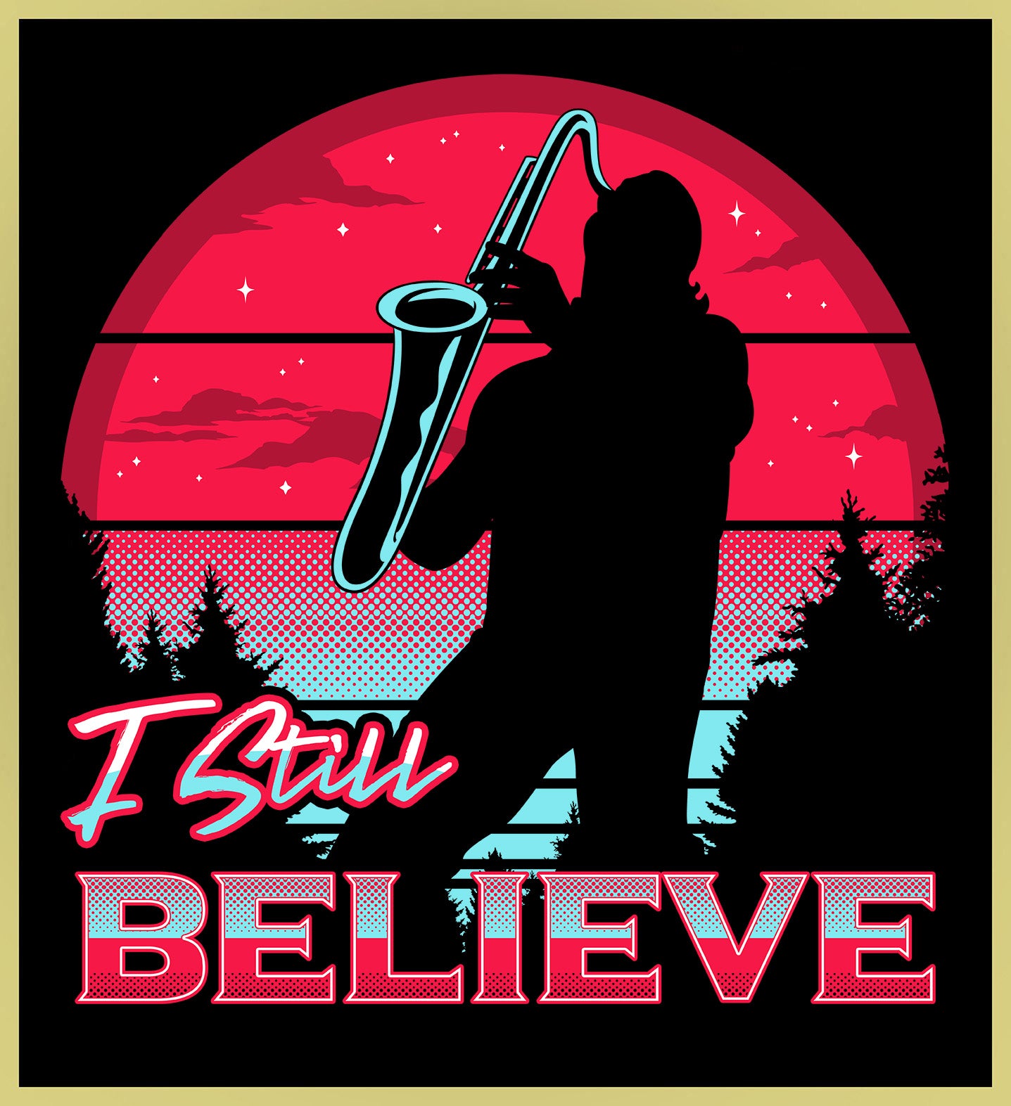 LOST BOYS - 80's I STILL BELIEVE - NEW POP TURBO TEE!