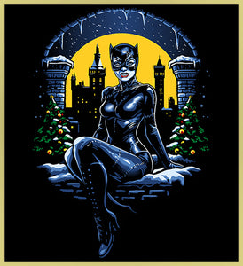 CATWOMAN - CHRISTMAS IN GOTHAM - NEW POP TURBO TEE!